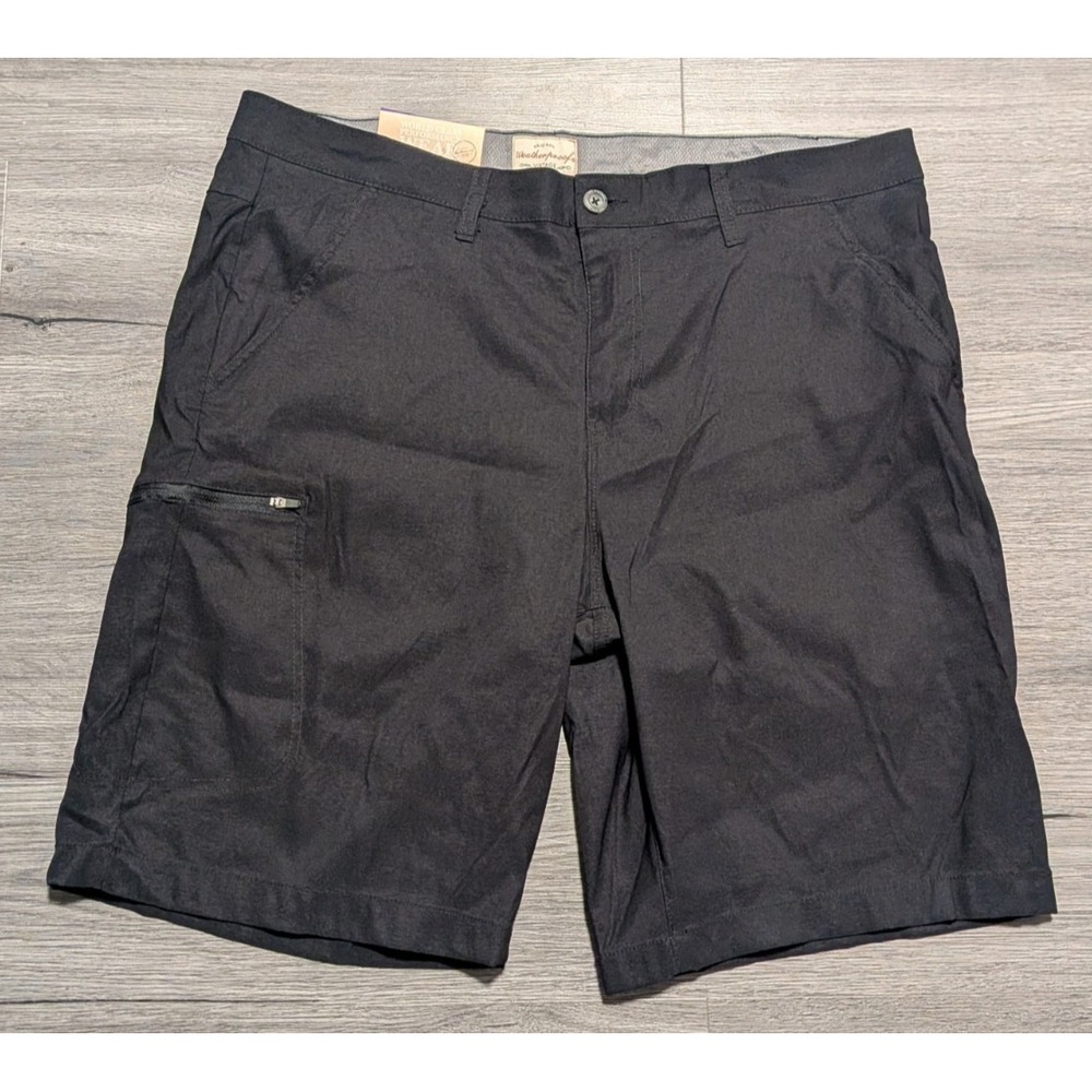 NWT Weatherproof Vintage Men's Black Packable Hybrid Trail Short Size‎ 40x10.5